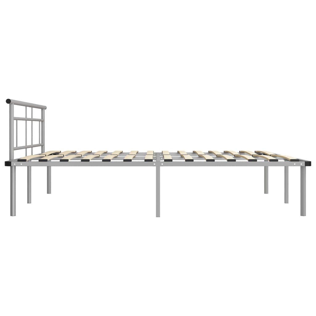 Bed frame metal - grey, 180 x 200 cm - number 4.