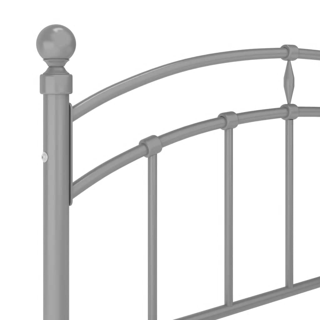 Okvir kreveta metalni - sivi, 120 x 200 cm - number 6.