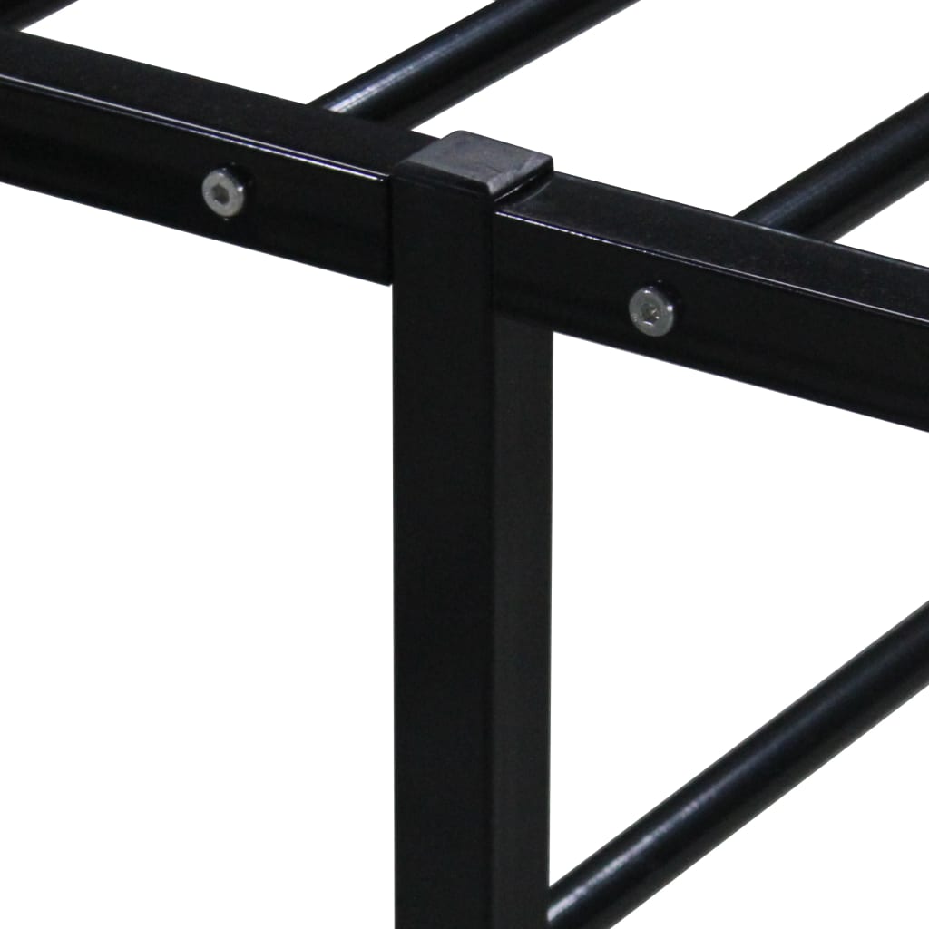Bed frame metal - black, 180 x 200 cm - number 5.