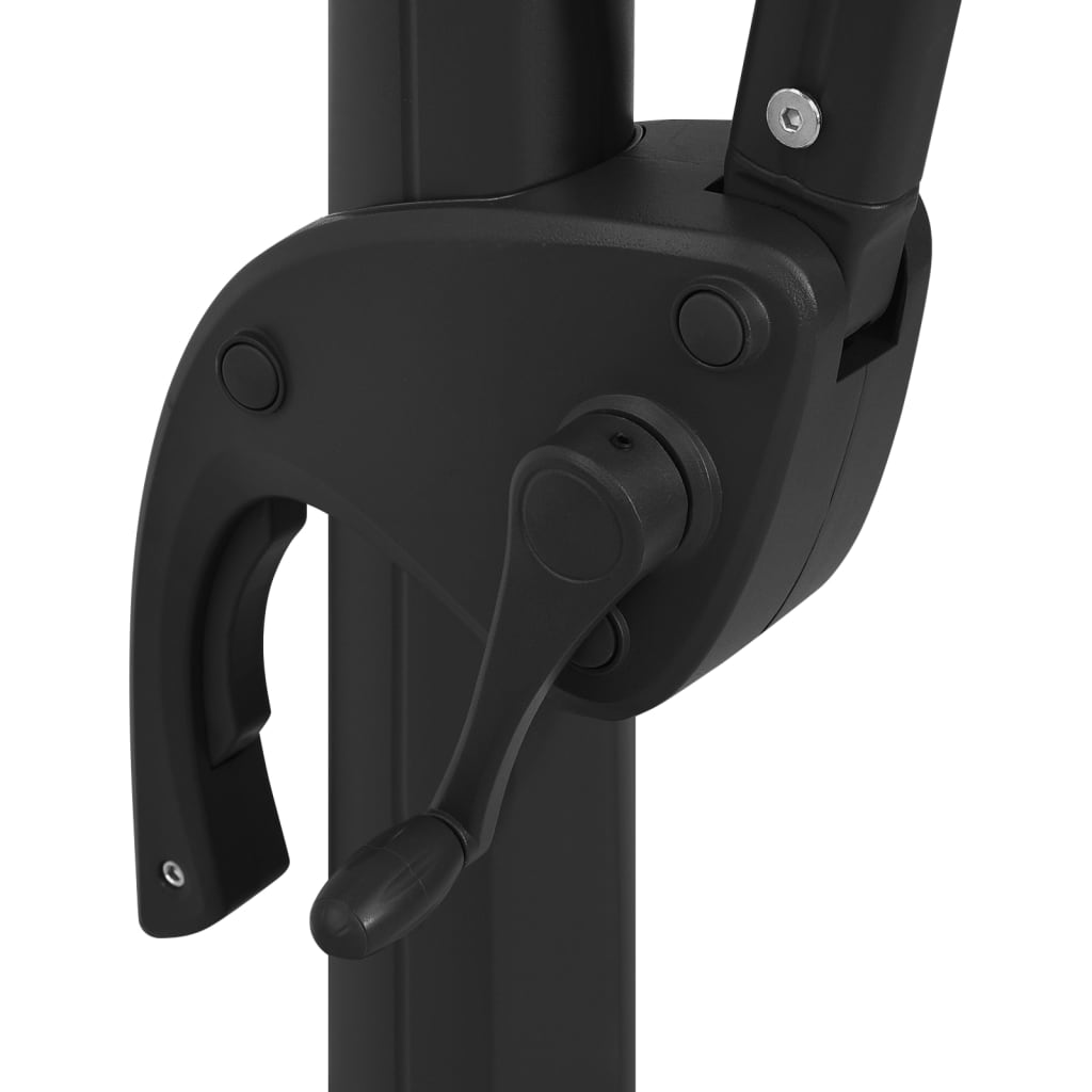 Parasol 250x250 aluminiumsstang 4 niveauer - sort, 1 - number 8.