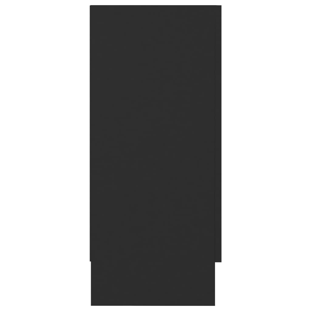 Skænk 120x30,5x70 cm - sort, 1, konstrueret træ - number 7.