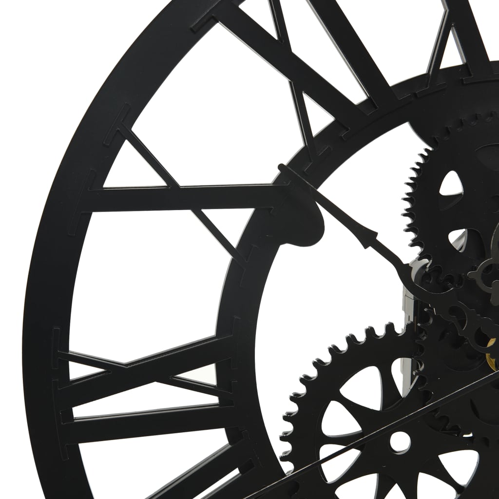 Horloge murale 30 cm acrylique - noir - number 4.