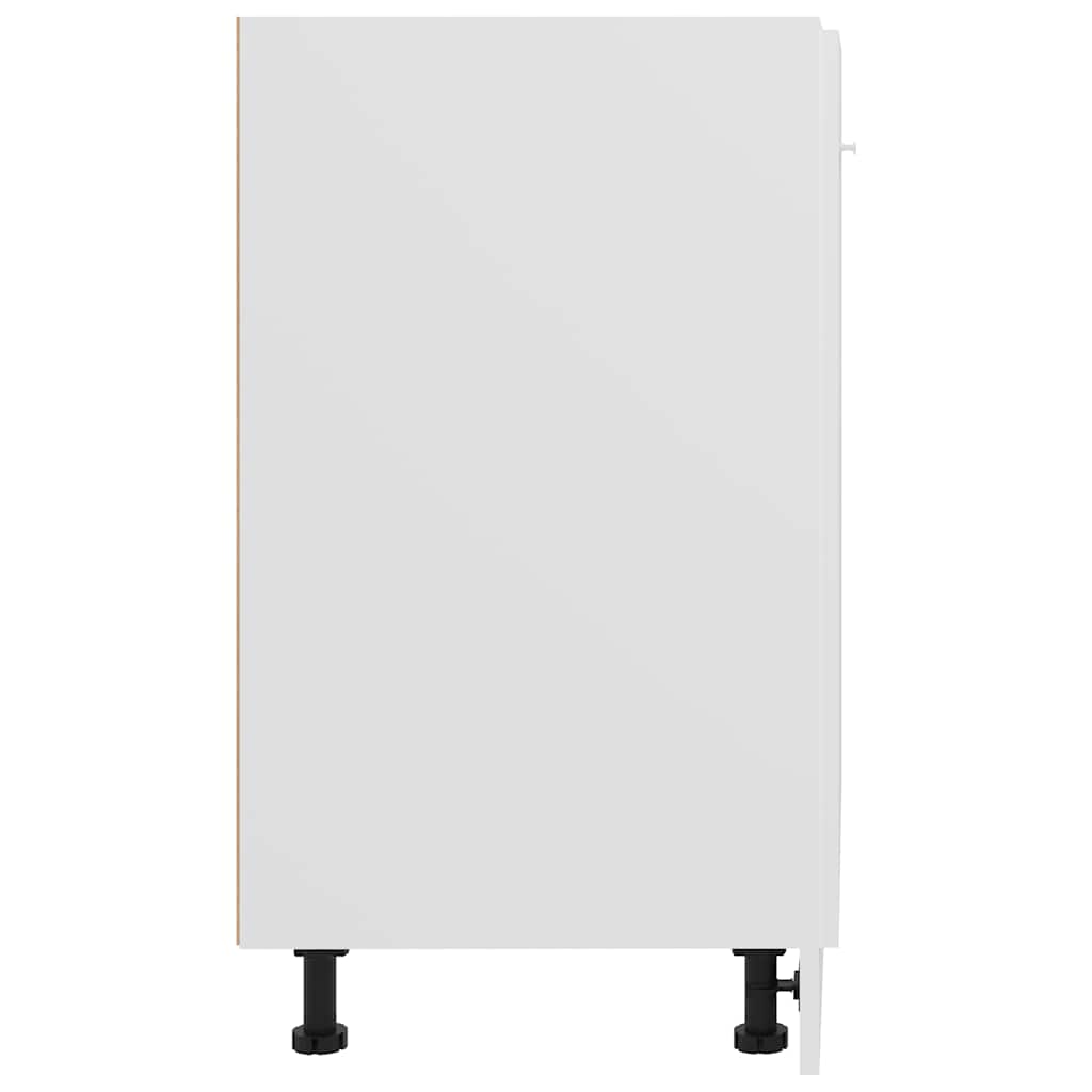 Underskab lyon 60x46x81,5 cm konstrueret træ - hvid, 1, 1x underskab (2 låger) 60 cm - number 8.