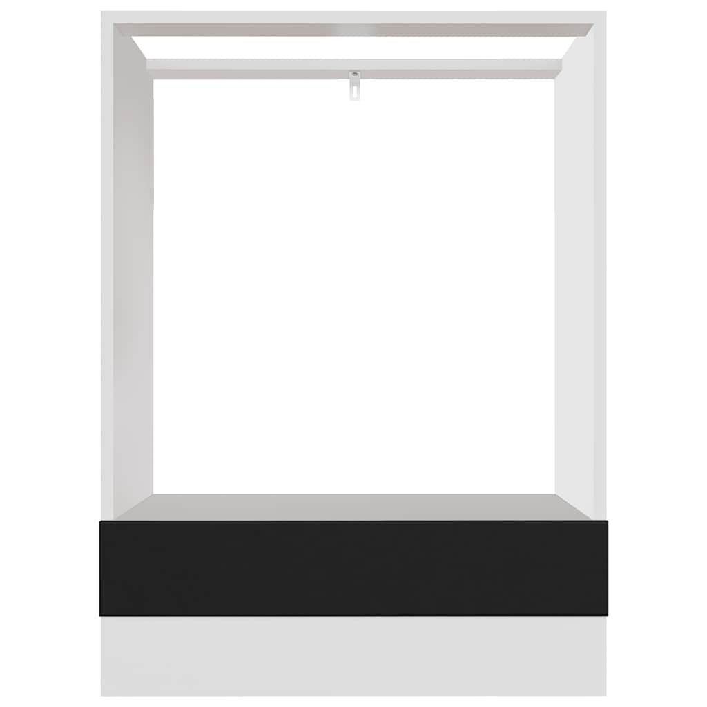 Ovnskab riga 60x46x81,5 cm konstrueret træ - sort, 1, 1 x ovnskab 60 cm - number 5.