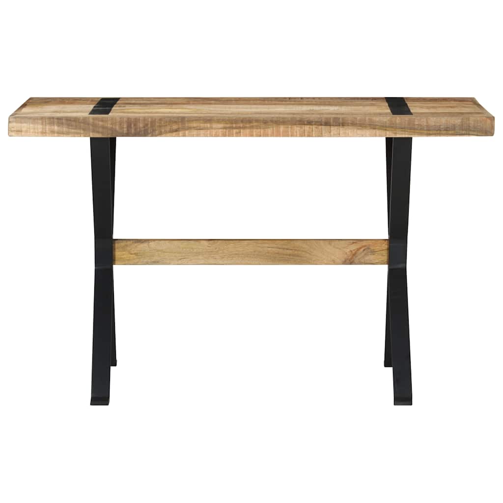 Table à manger ru mangue - 120 x 60 x 76 cm, 1, bois de mangue cru - number 2.