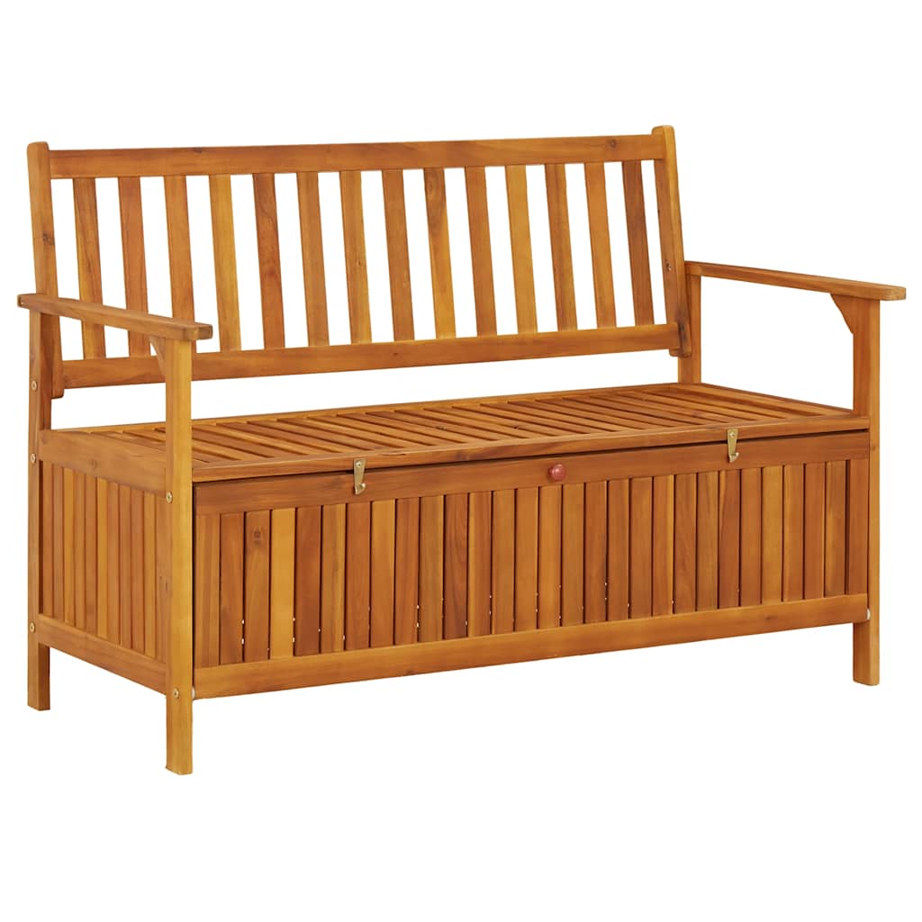 Klupa za odlaganje za vrt 120 cm puno bagremovo drvo - number 1.