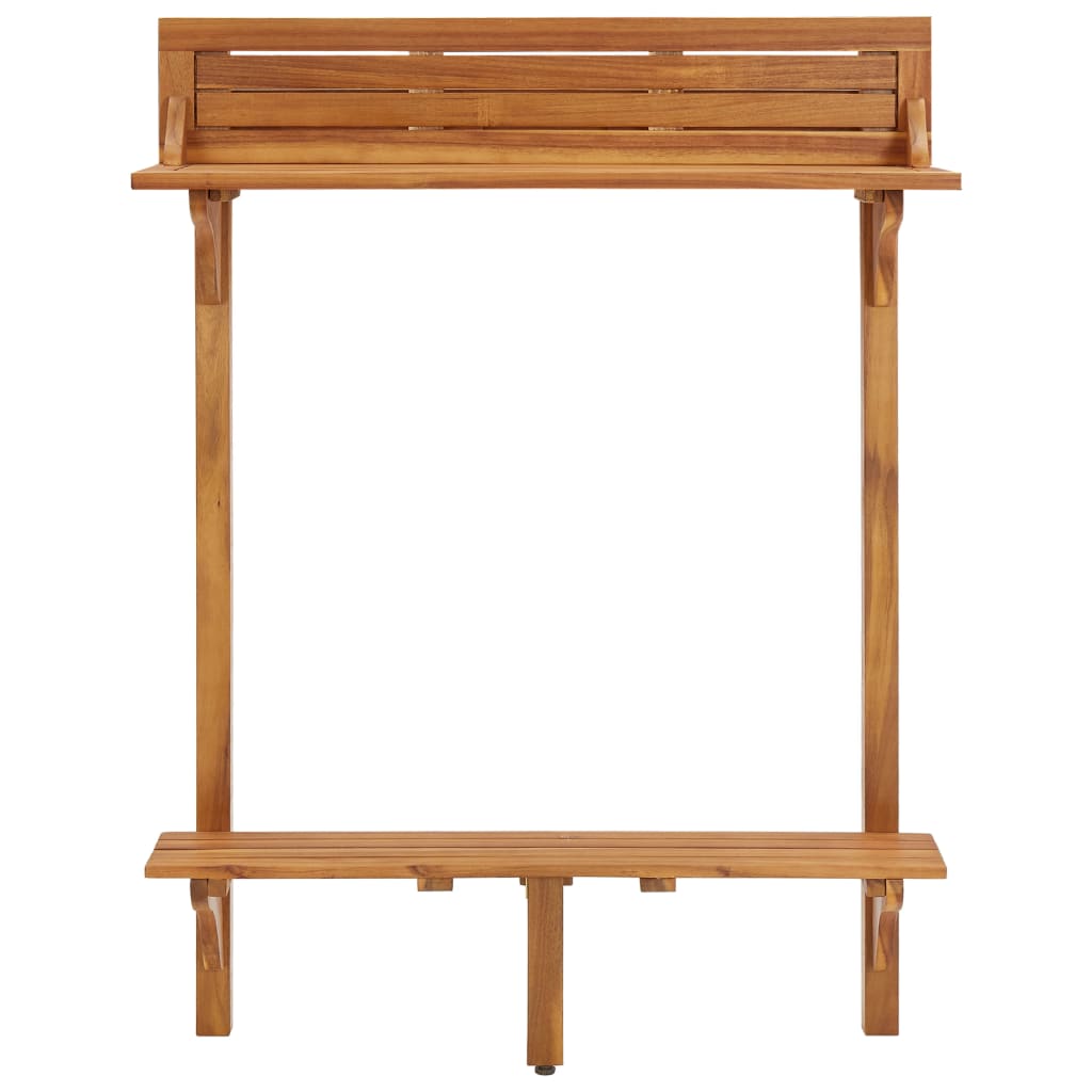 Altanbord 90x37x122,5 cm massivt akacietræ - number 3.