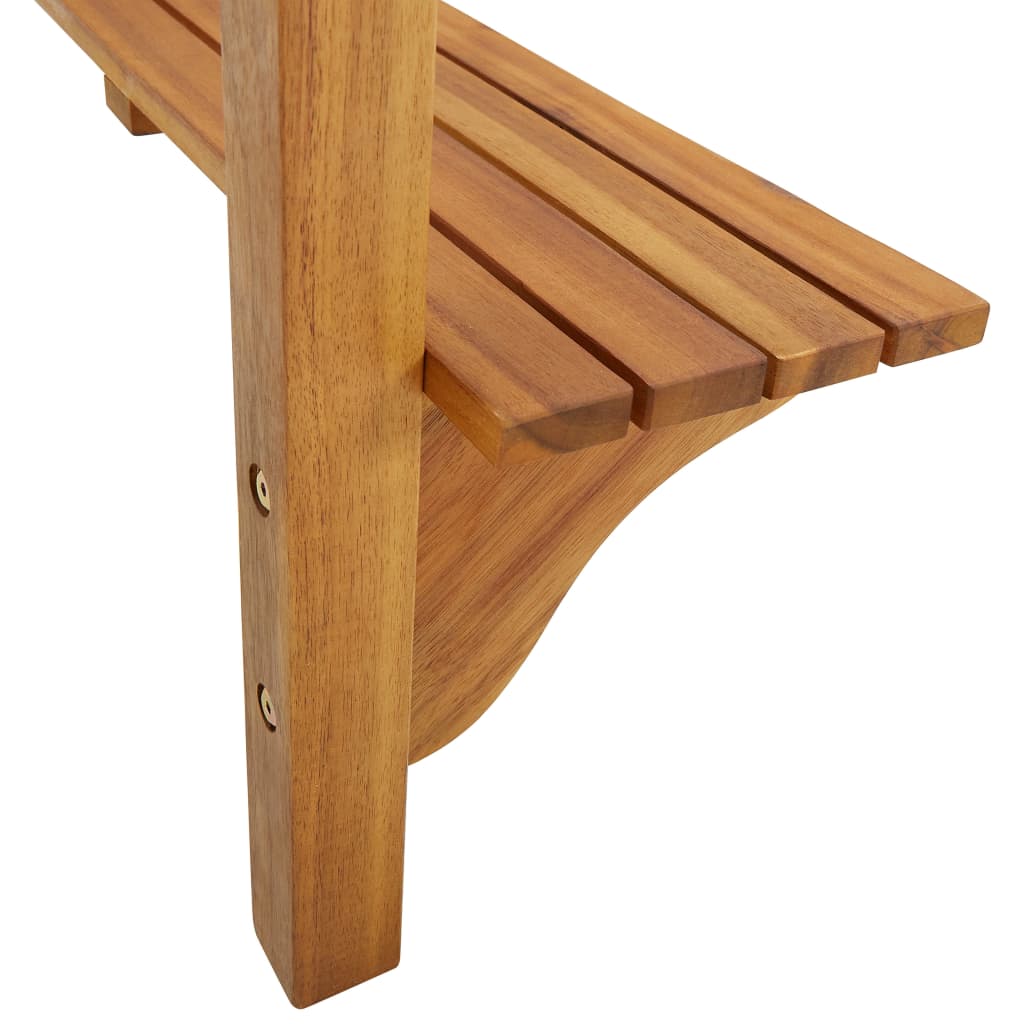 Altanbord 90x37x122,5 cm massivt akacietræ - number 8.