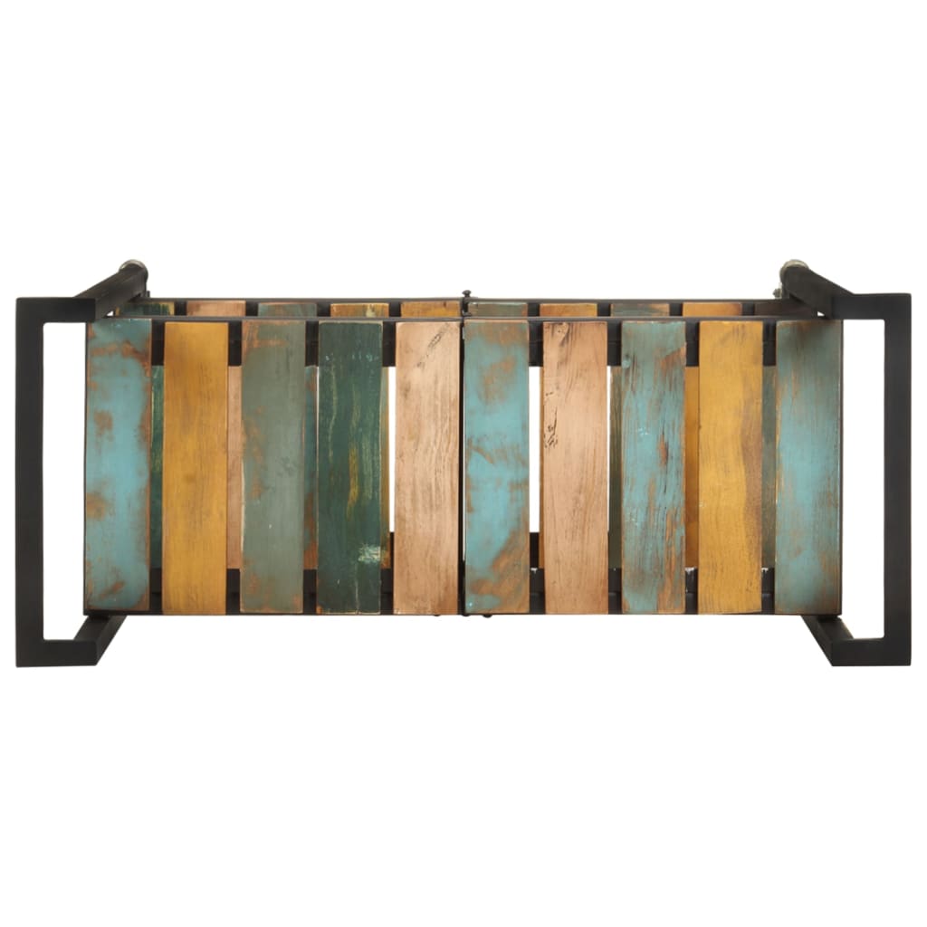 Kjøkkenvogn 87x36x81 cm massivt resirkulert tre - number 4.