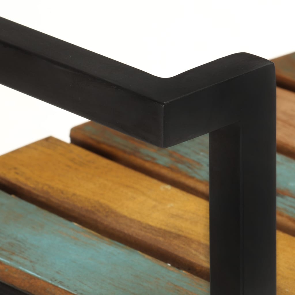 Kjøkkenvogn 87x36x81 cm massivt resirkulert tre - number 6.