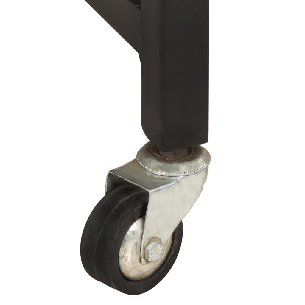 Kjøkkenvogn 87x36x81 cm heltre mangotre - number 7.