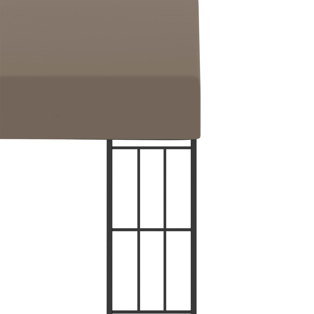 Tkanina za zidni paviljon - sivo-smeđa, 3 x 3 m - number 5.