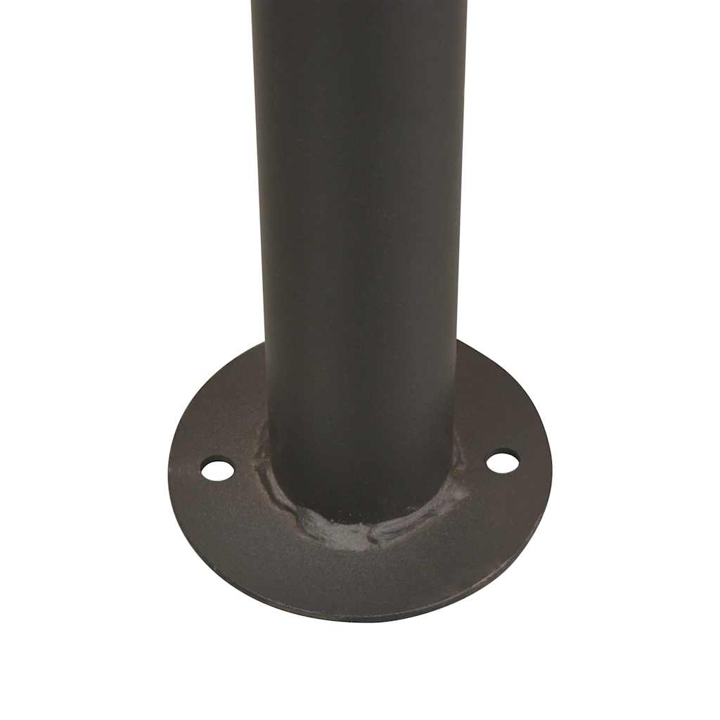 Pavilion 3x3 m fabric and steel 180 g/m² anthracite grey - number 7.