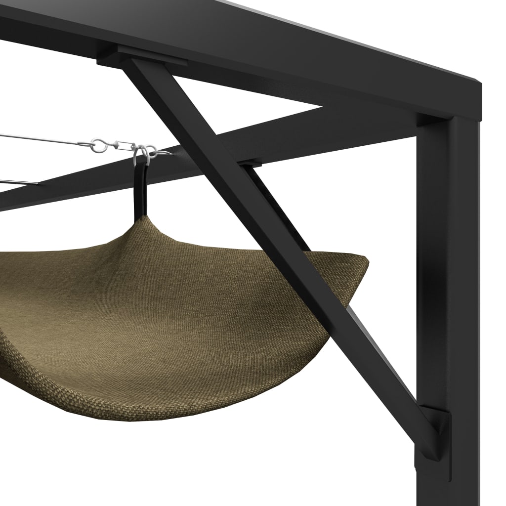 Sjenica s pomičnim krovom 3x3 m 180 g/m² sivo-smeđa - number 7.