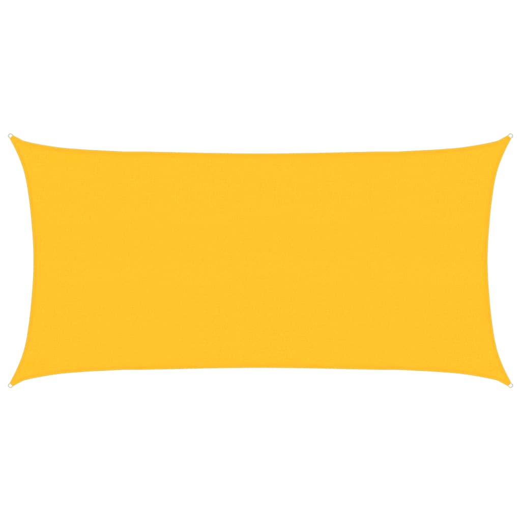 Solsejl 160 g/m² hdpe - gul, 2 x 4 m, 1 - number 2.