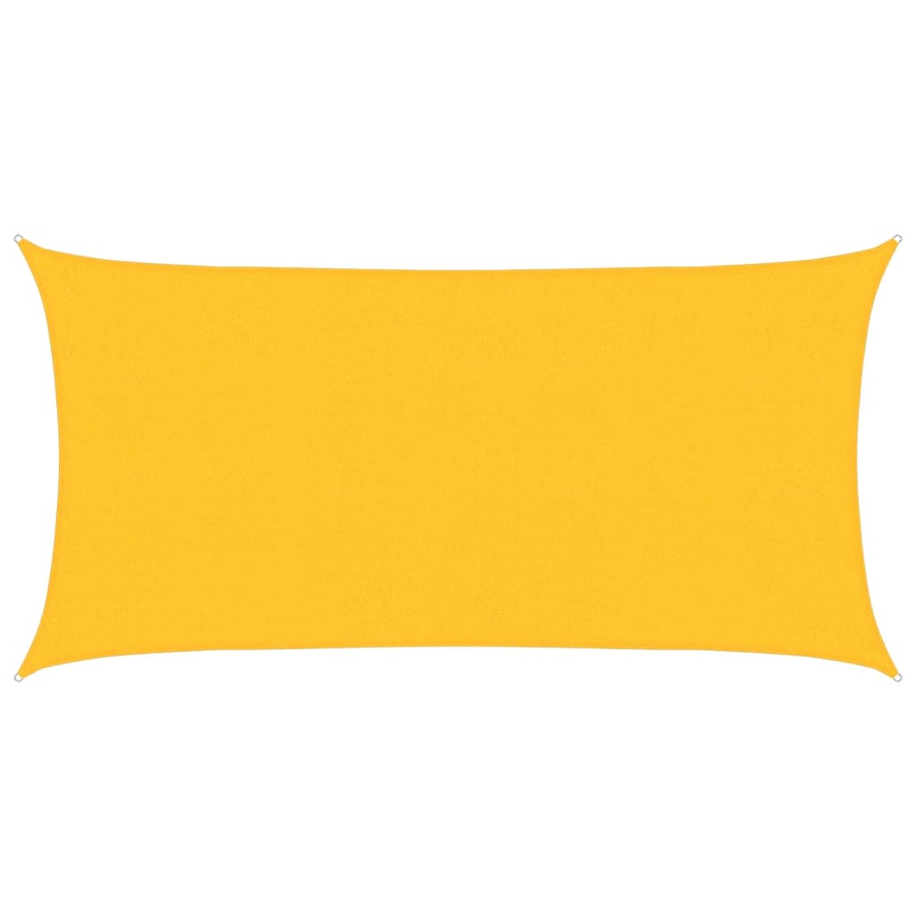 Solsejl 2,5x4,5 m 160 g/m² - gul, 2.5 x 4.5 m, 1 - number 2.