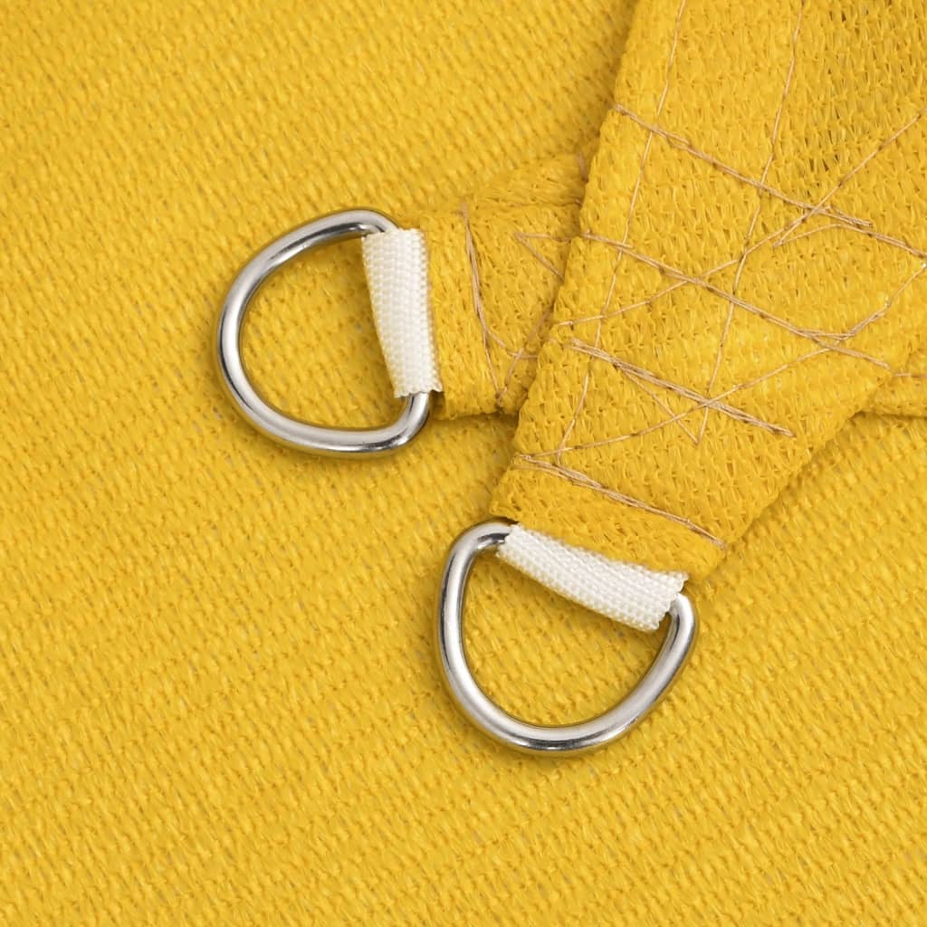 Solsejl 160 g/m² hdpe - gul, 3 x 3 m, 1 - number 5.