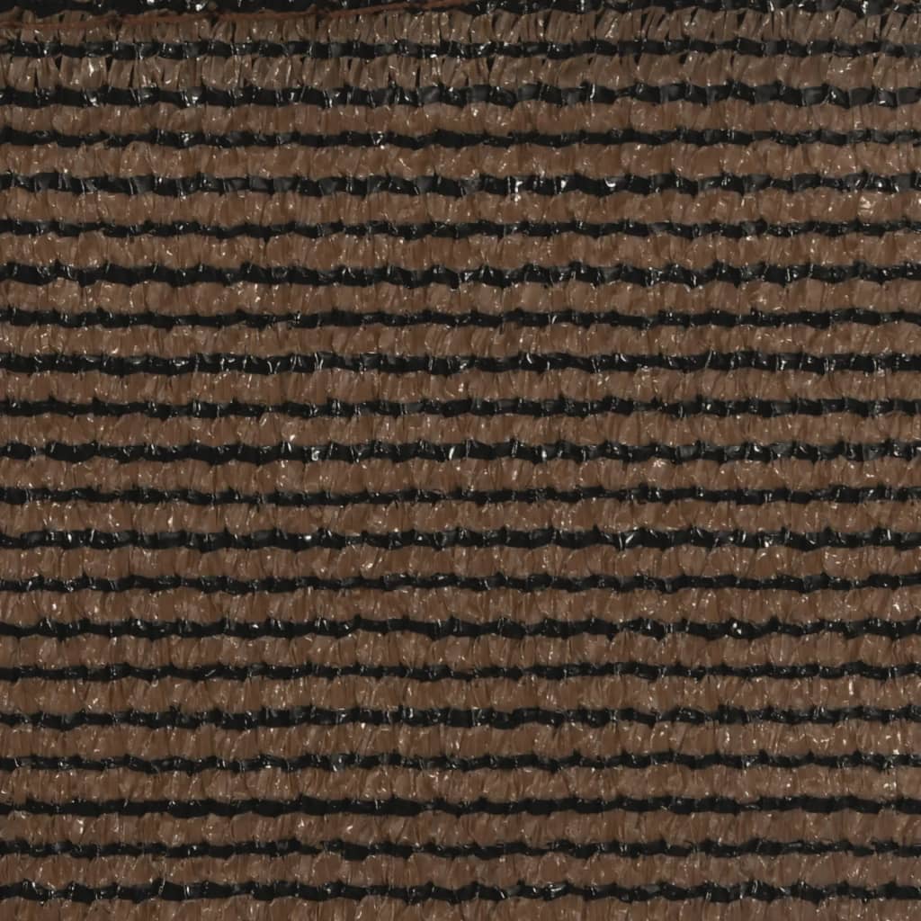 Solsejl 160 g/m² hdpe - brun, 5 x 6 m, 1 - number 9.