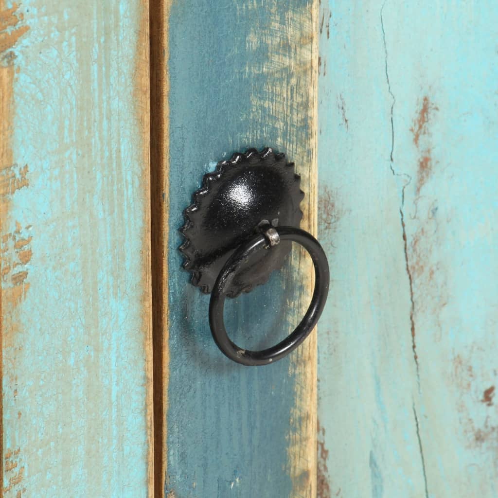 Skænk 172x35x80 cm massivt genbrugstræ - number 8.