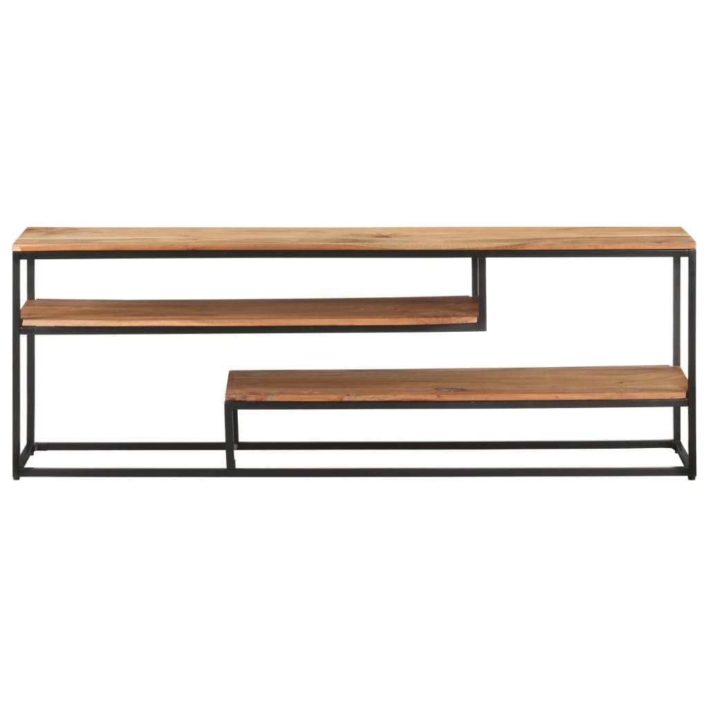 Tv cabinet 130x30x45 cm - 1, solid acacia wood - number 2.