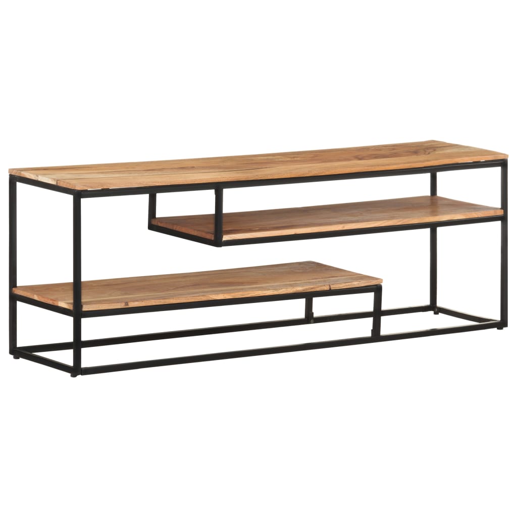 Tv cabinet 130x30x45 cm - 1, solid acacia wood - number 12.