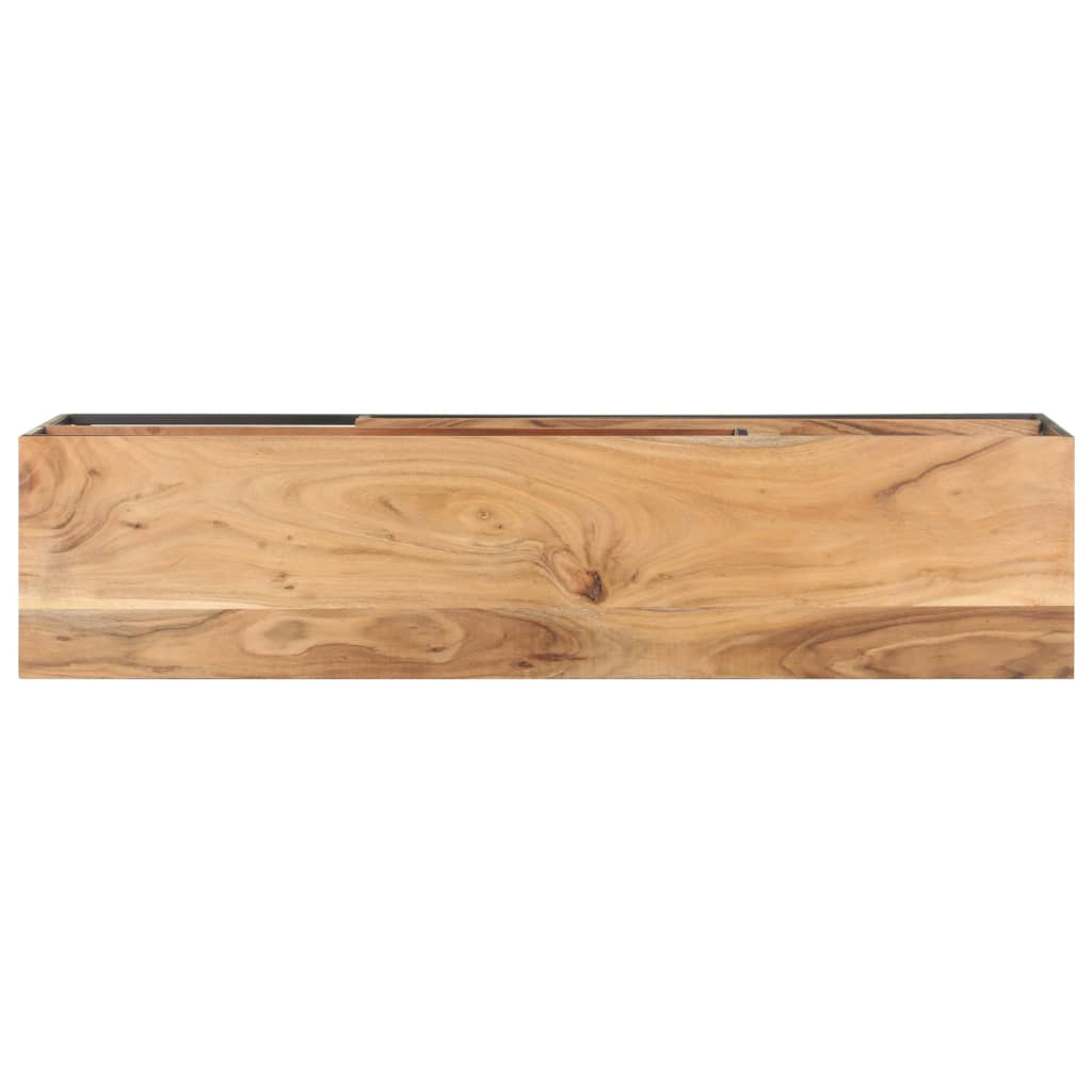 Tv cabinet 130x30x45 cm - 1, solid acacia wood - number 4.