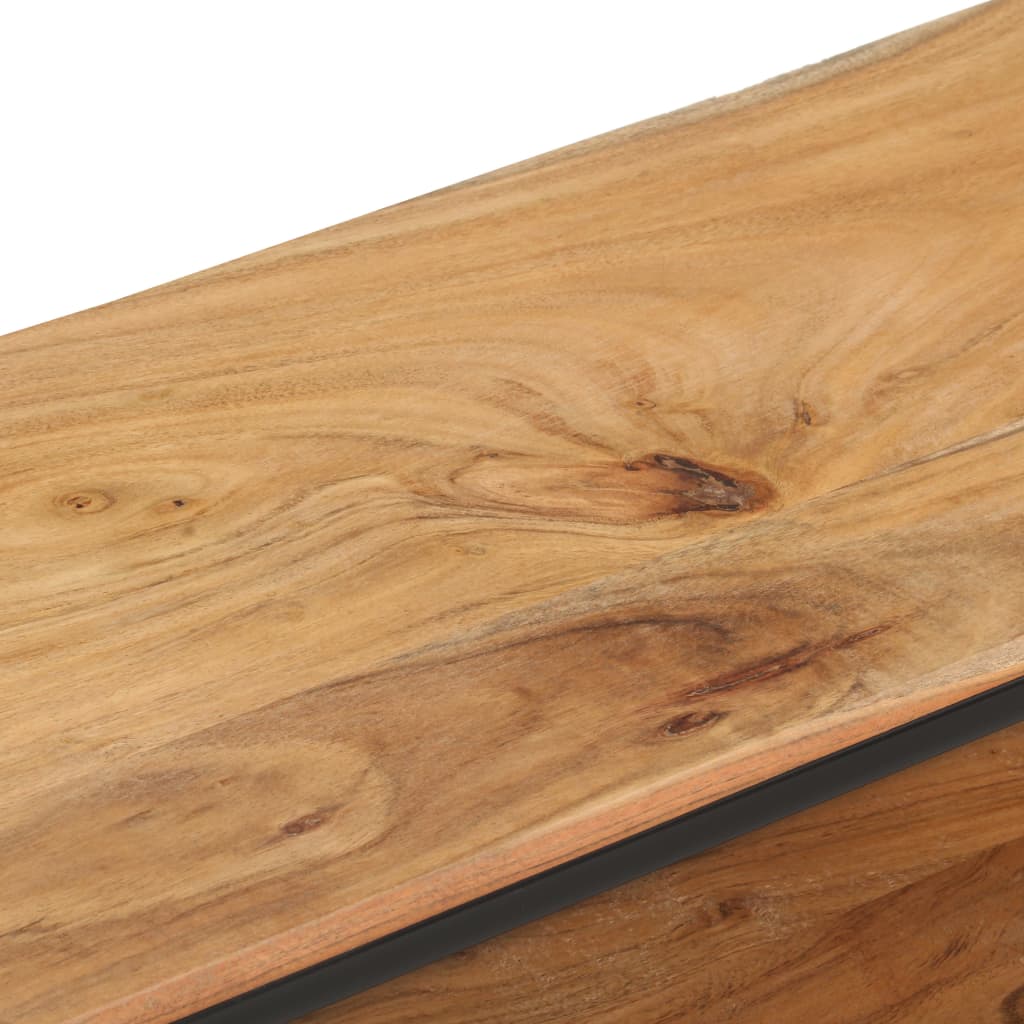 Tv cabinet 130x30x45 cm - 1, solid acacia wood - number 6.