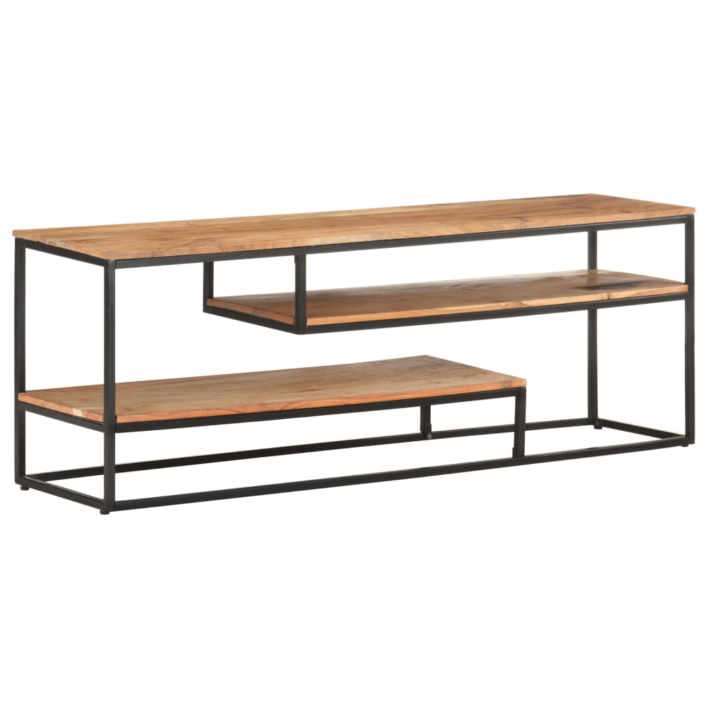 Tv cabinet 130x30x45 cm - 1, solid acacia wood - number 9.