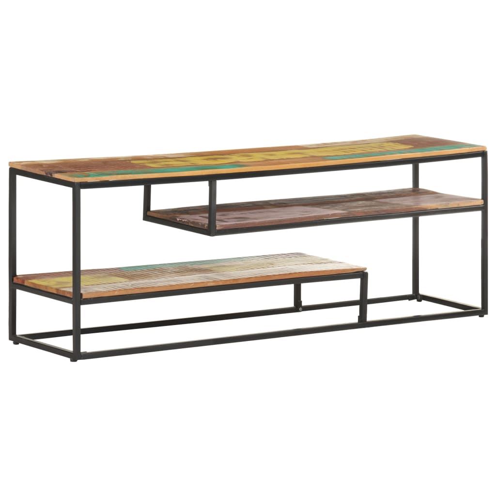 Tv-skab 130x30x45 cm massivt genbrugstræ - 1, massivt genanvendt træ - number 12.