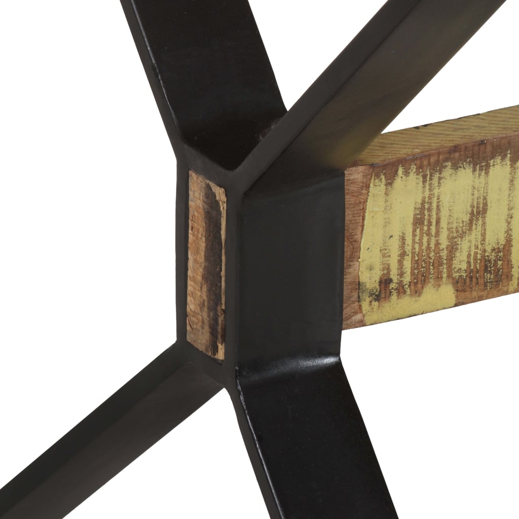 Spisebordet solid resirkuleringstre - 160 x 80 x 76 cm, 1, solid resirkulert tre - number 6.