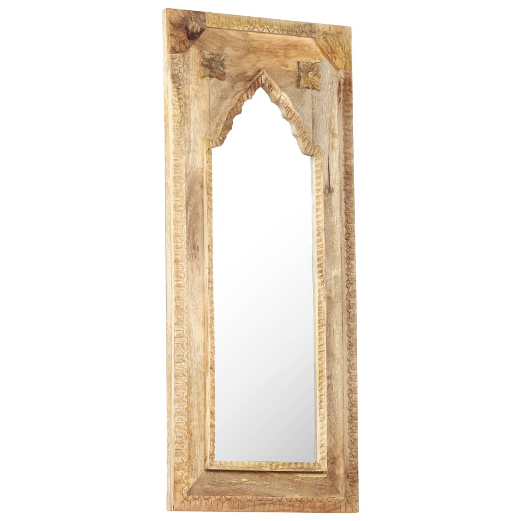Mirror 50x3x110 cm solid mango wood - number 11.