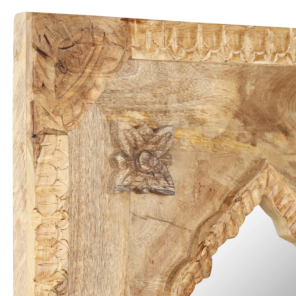 Mirror 50x3x110 cm solid mango wood - number 4.