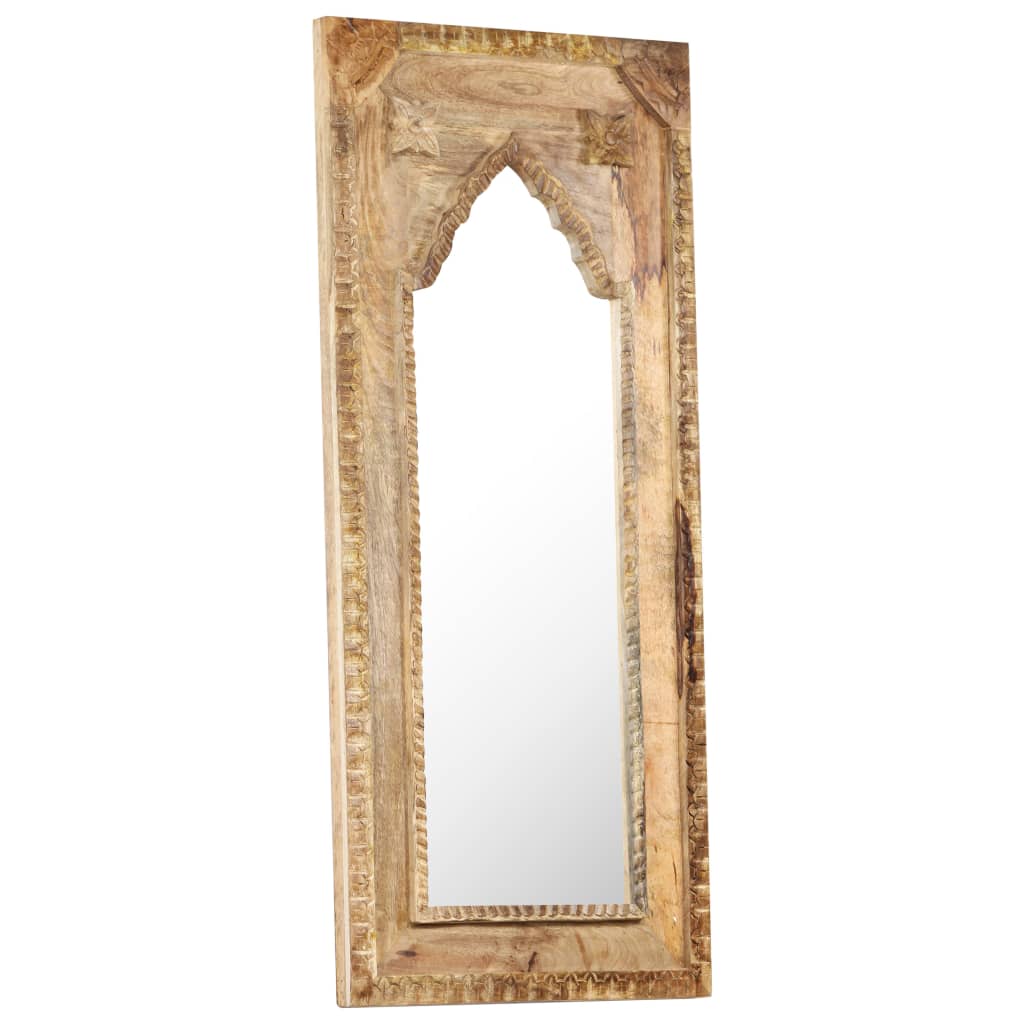 Mirror 50x3x110 cm solid mango wood - number 8.