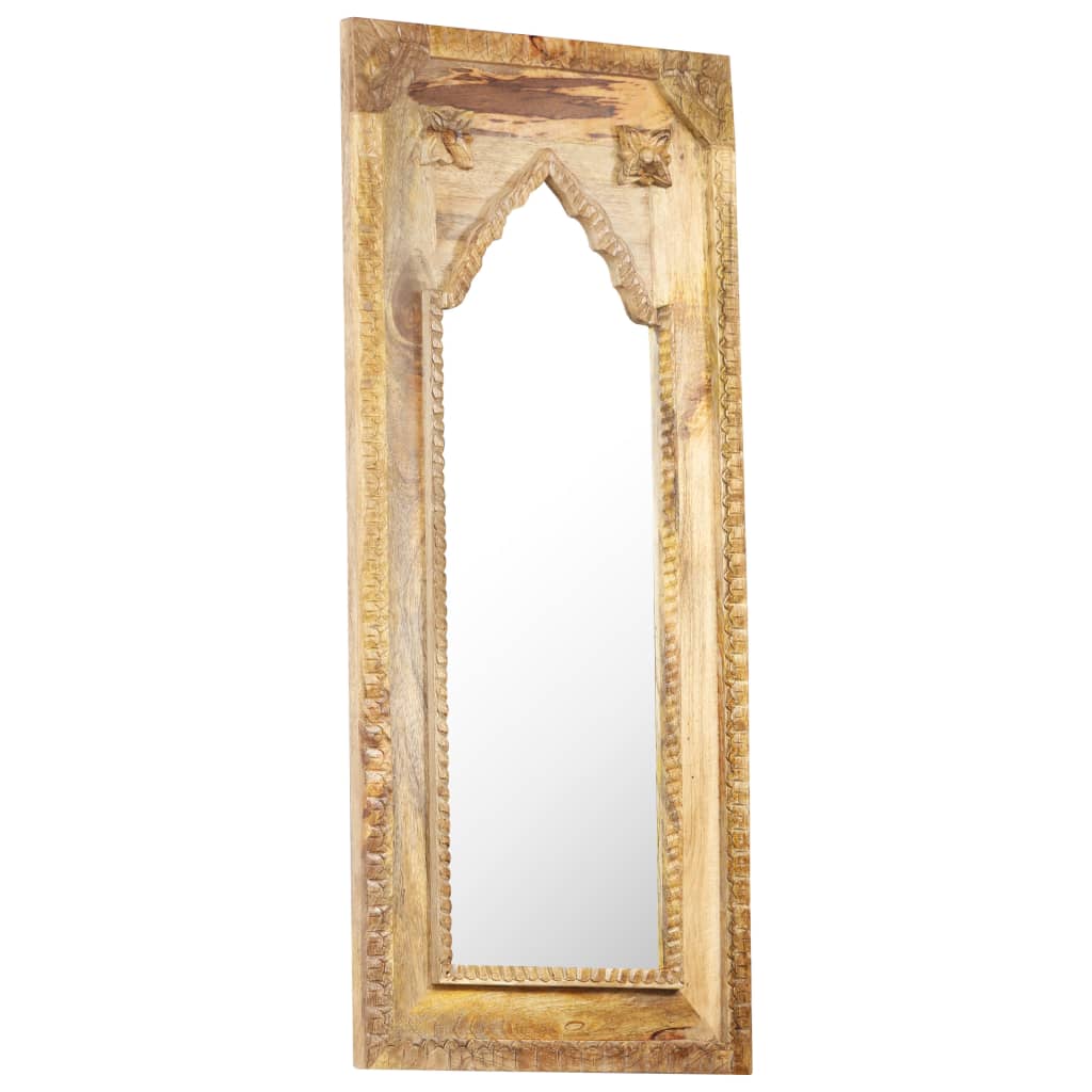 Mirror 50x3x110 cm solid mango wood - number 10.