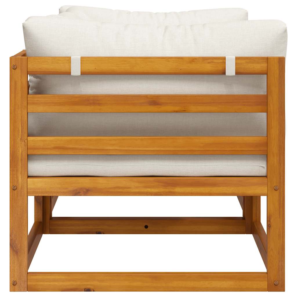 Hjørnesofaer 2 stk. med hynder cremefarvet - number 6.