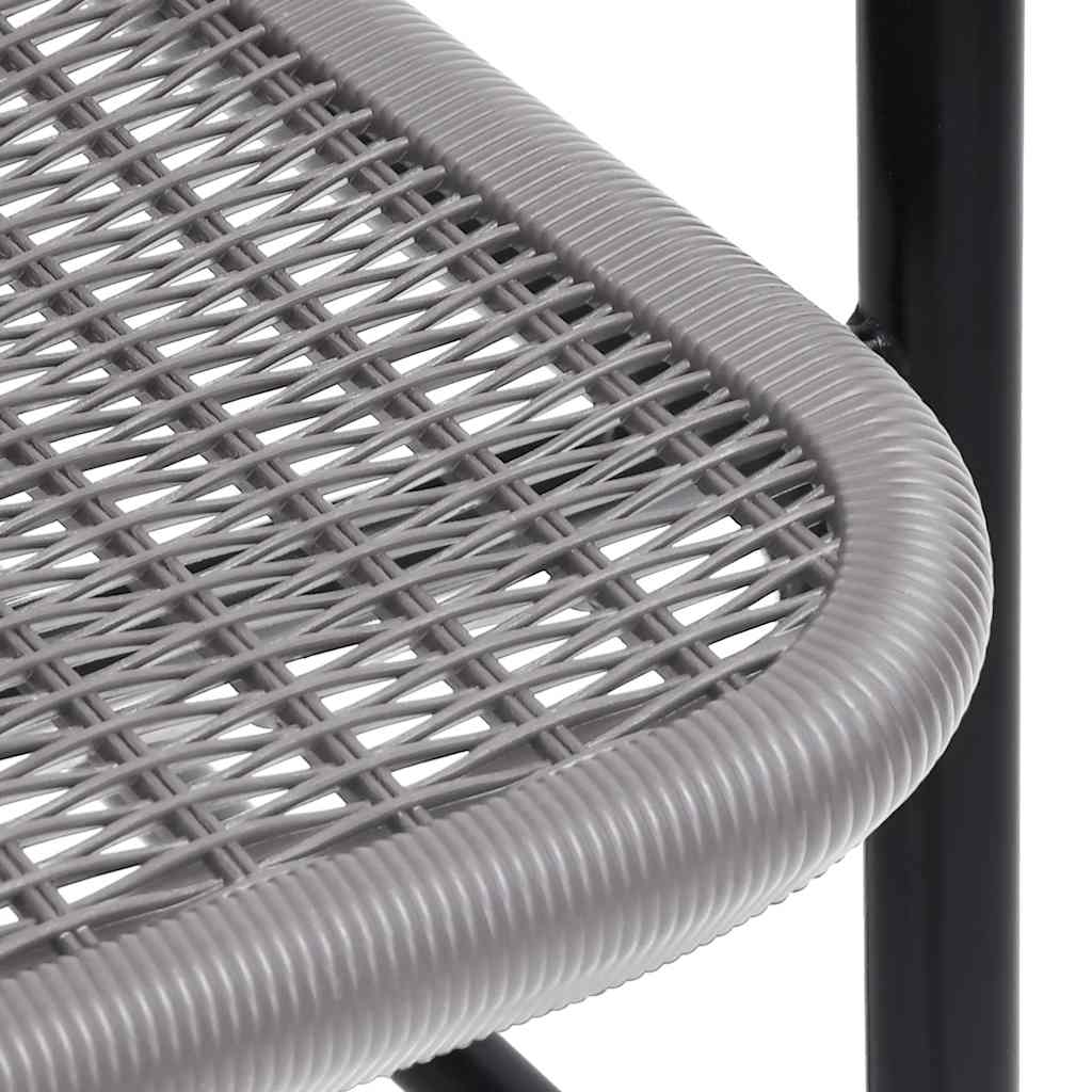 Vrtne stolice 2 kom. 110 kg plastični ratan i čelik - number 7.