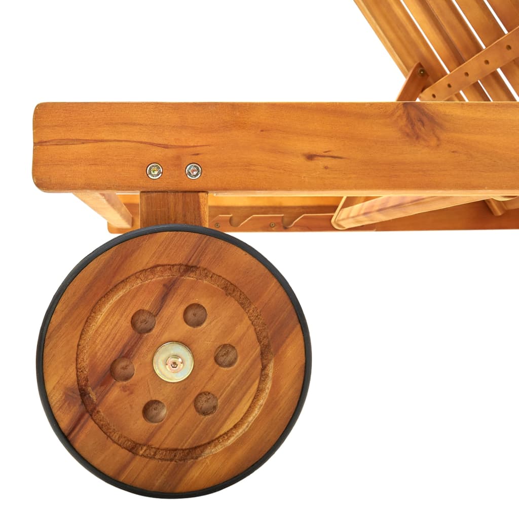 Liggestol massivt akacietræ - number 6.