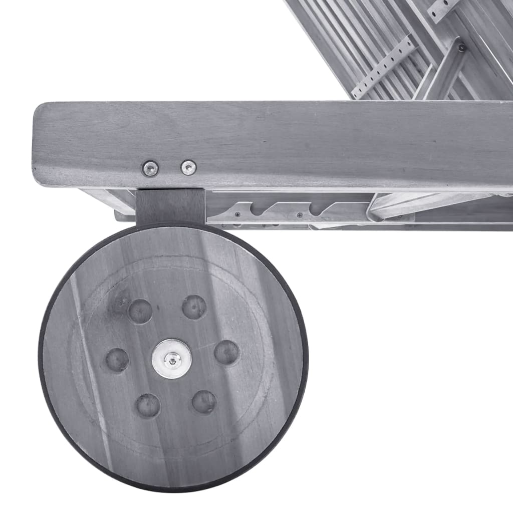 2-manns fluktstol massivt akasietre - number 7.