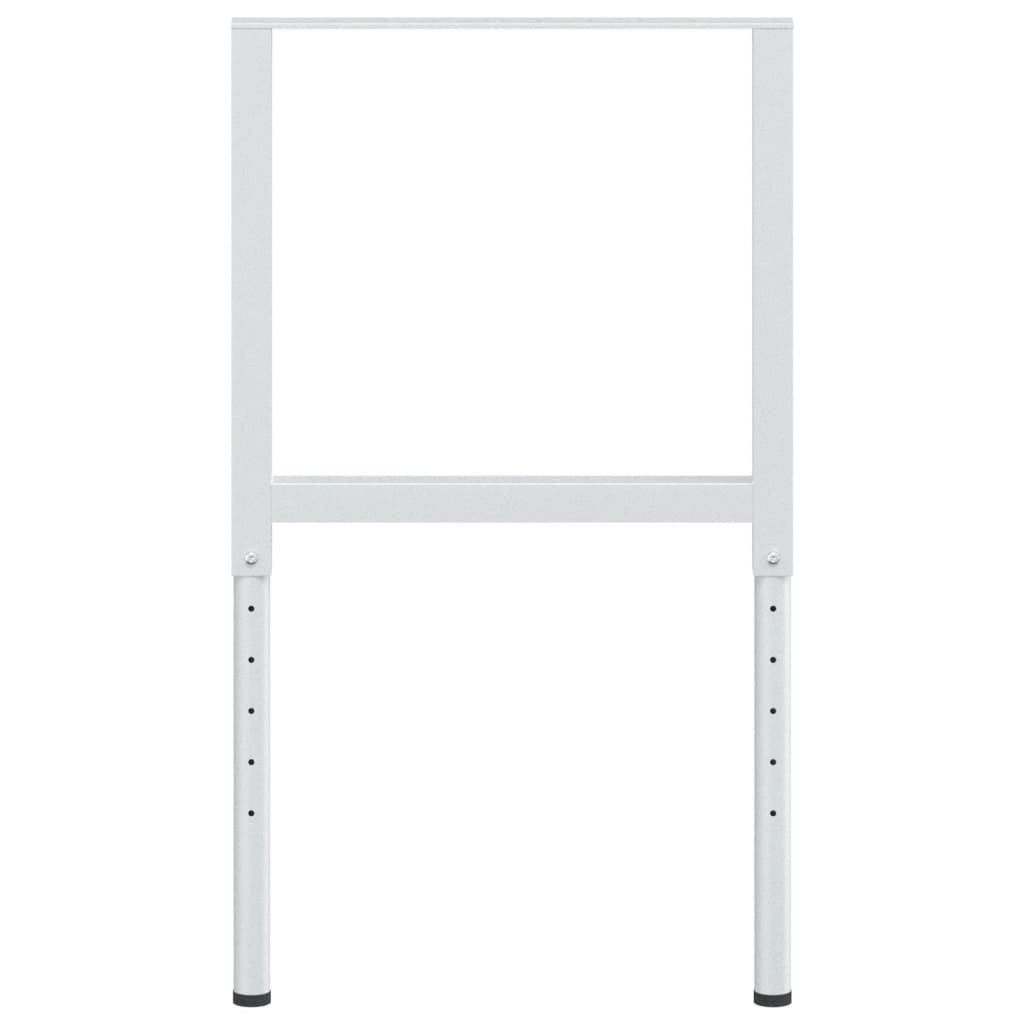 Ramme til arbeidsbenk stk. 55x (69-95,5) cm metall - grå, 55 x 95,5 cm, 2, 1 - number 6.