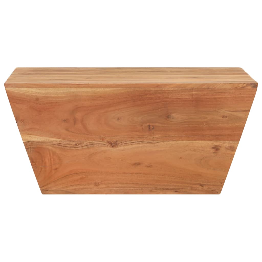 Coffee table 66x66x30 cm v-shaped solid acacia wood - number 2.