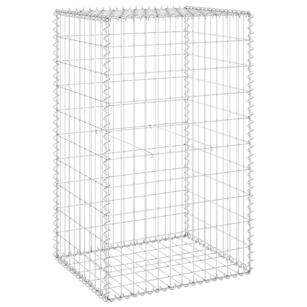 Gabion vägg med täcken galvaniserat stål - 60 x 50 x 100 cm, 1 - number 2.