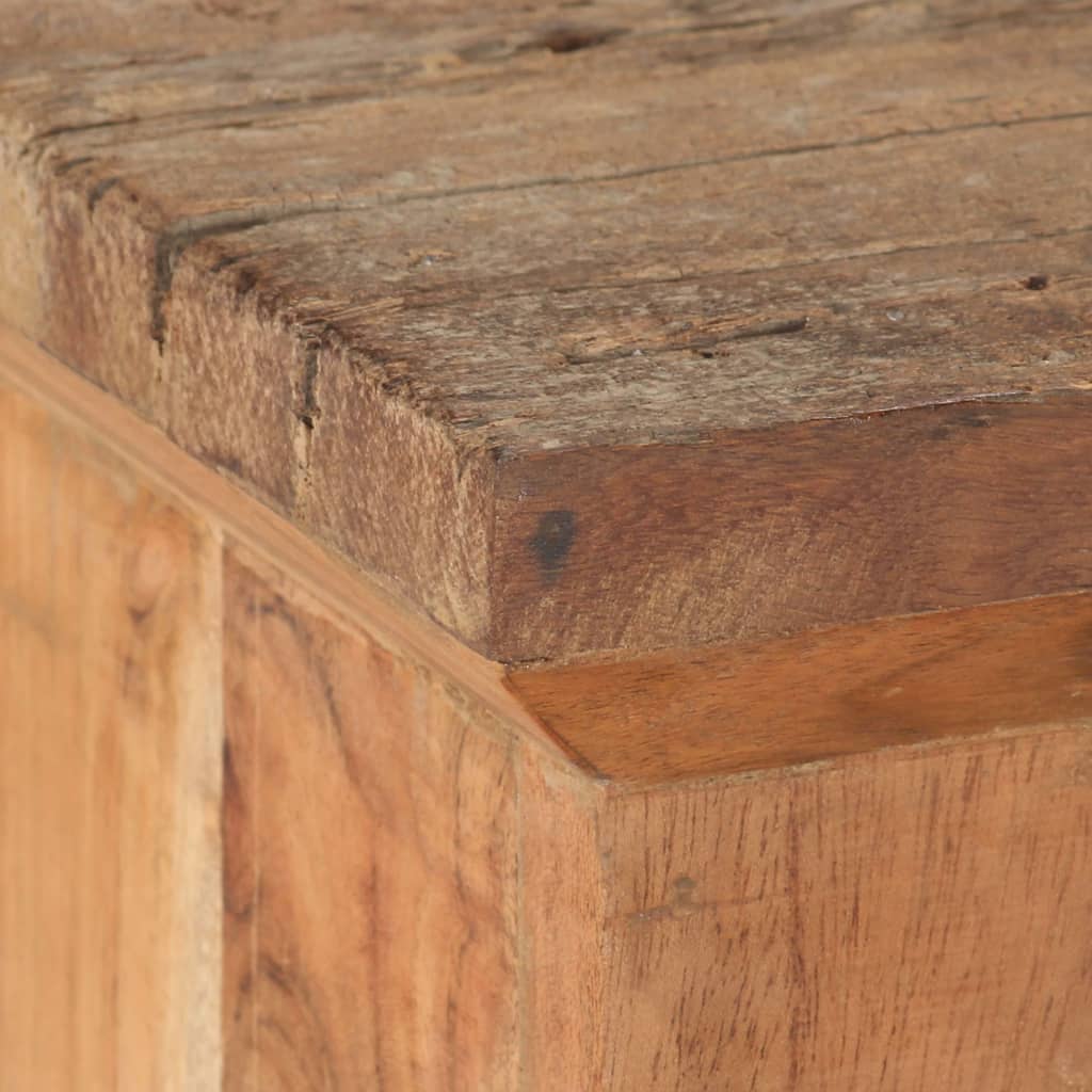 Szafka rtv 120x30x40 cm lite drewno akacjowe i drewno z odzysku - number 6.