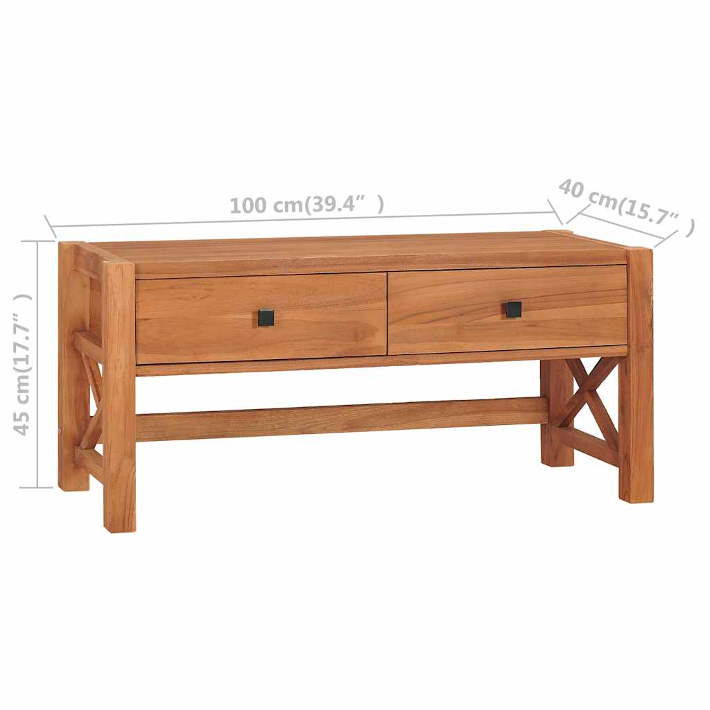 Tabela telewizyjna 100x40x45 cm teak - 1, 100 cm - number 9.