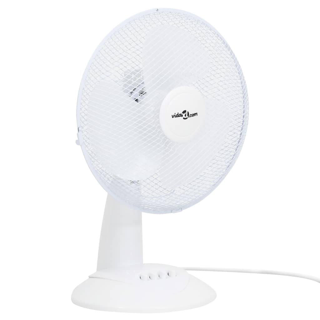 Bordventilator 30 cm 3 hastigheder 40w hvid - number 1.