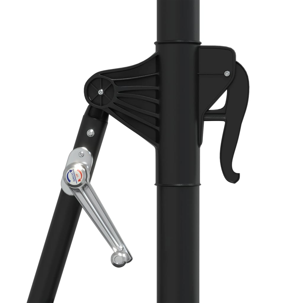 Ombrellone da parete con luce led 300 cm bordeaux - bordeaux, 1 - number 7.