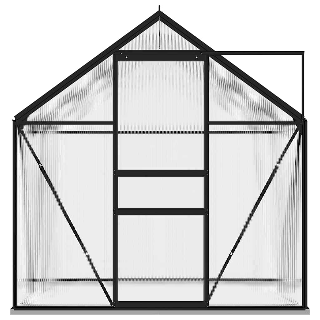 Greenhouse 2.47 m² aluminum anthracite grey - number 4.