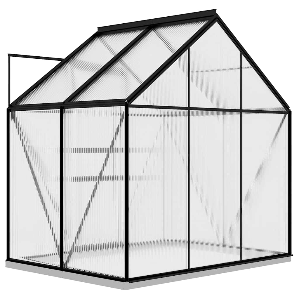 Greenhouse 2.47 m² aluminum anthracite grey - number 6.