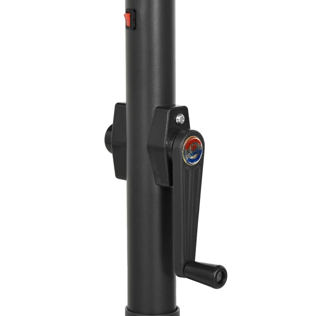 Parasol med led-lys 200x211 cm aluminium - grøn, 1 - number 7.