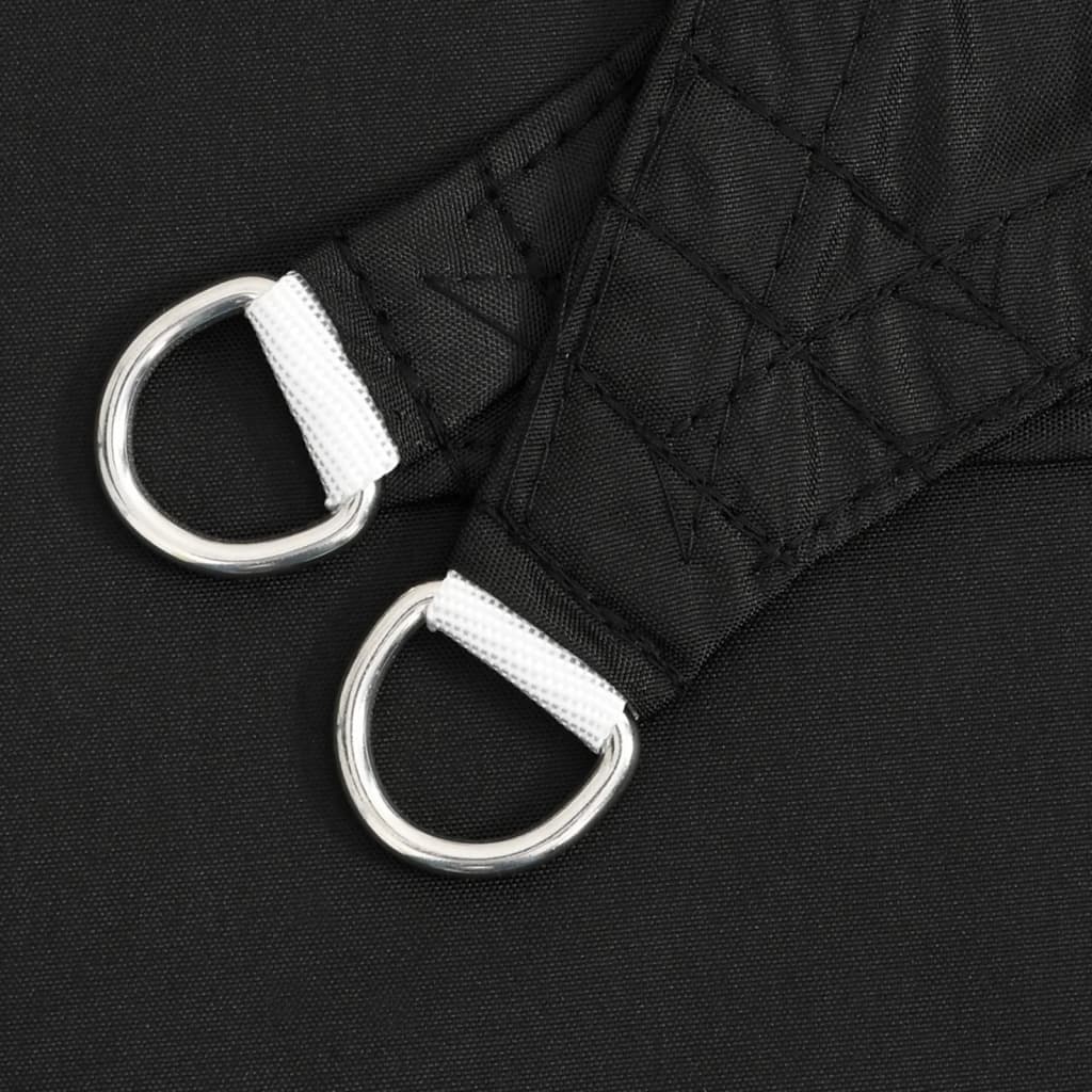 Solsejl firkantet oxfordstof - sort, 7 x 7 m, 1 - number 6.