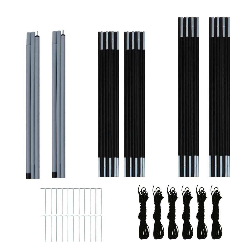 Telt 6-personers blå og gul - number 10.